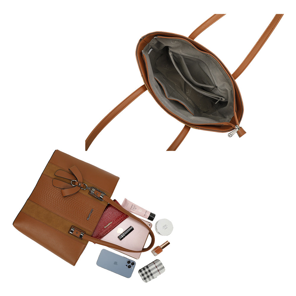 Claire Tote Bag Καφέ