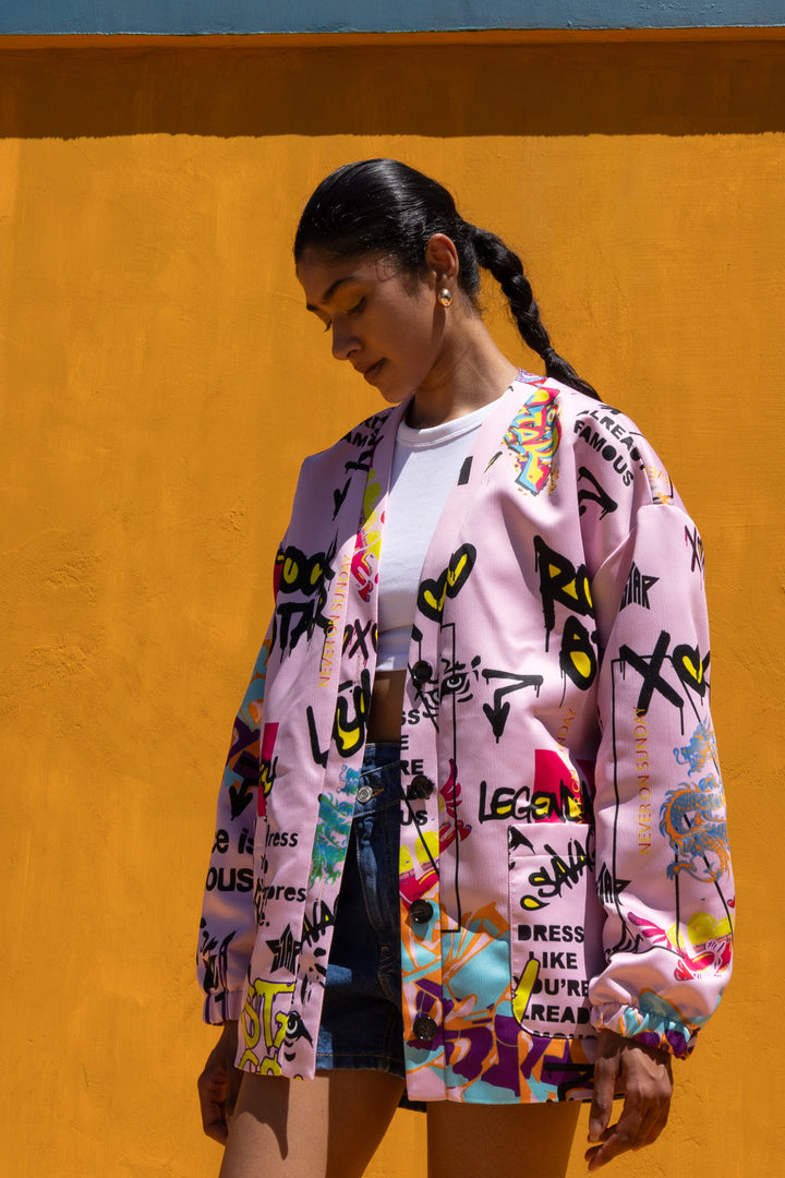 NEVER ON SUNDAY Catch Me Jacket Pink