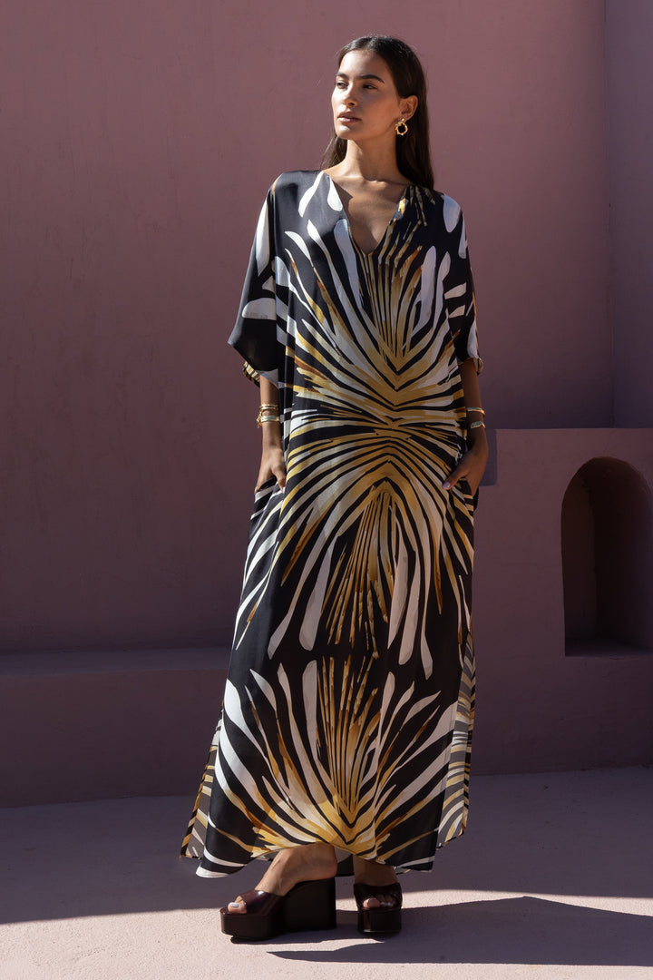 NEMA RESORTWEAR Palm Eclipse Καφτάνι