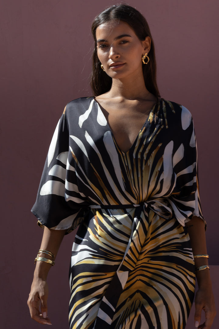 NEMA RESORTWEAR Palm Eclipse Καφτάνι