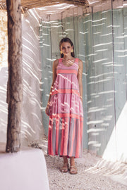 Praya Φόρεμα / 7N034 -  NEMA RESORTWEAR- Pink / M