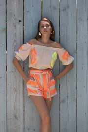 LEIA Τοπ Εκρού /1N100 -  NEMA RESORTWEAR- OFF-WHITE / S