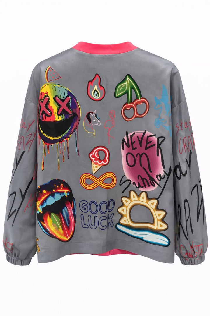 NEVER ON SUNDAY No Bad Vibes Jacket