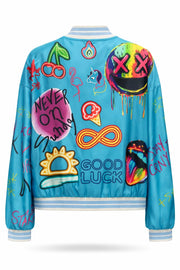 NEVER ON SUNDAY That's Wild Jacket Τυρκουάζ