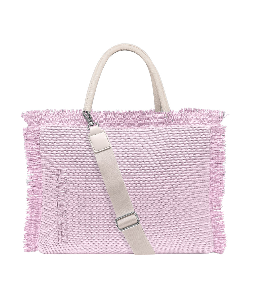 FEEL AND TOUCH Τσάντα Ώμου Tropical Pinky