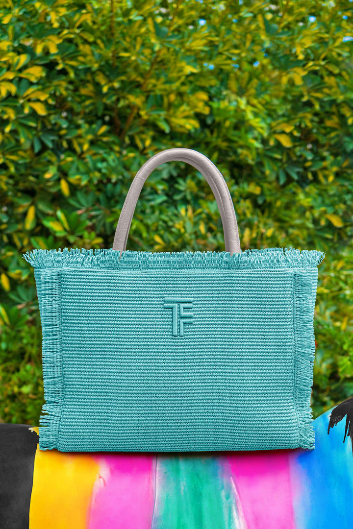FEEL AND TOUCH Τσάντα Ώμου Tropical Aqua
