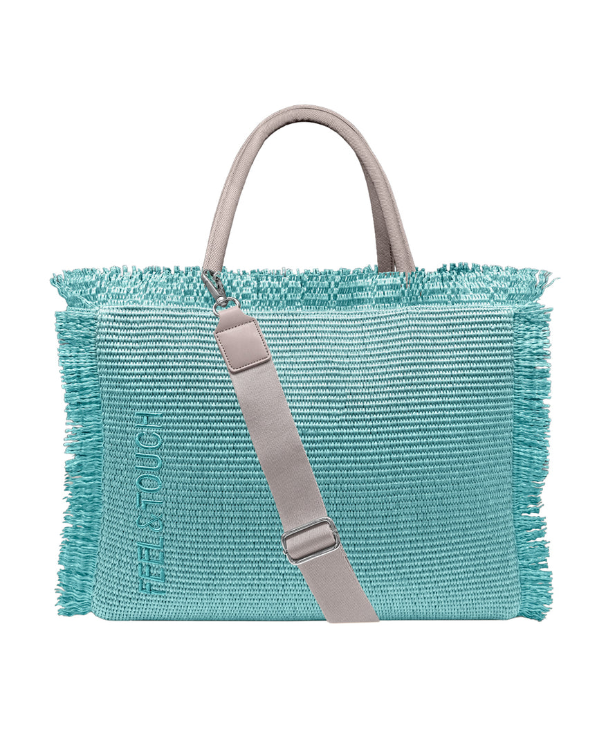FEEL AND TOUCH Τσάντα Ώμου Tropical Aqua