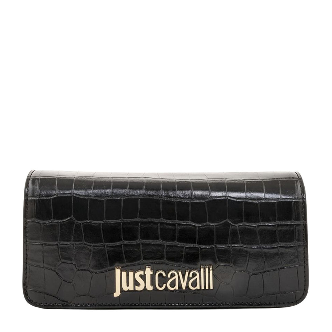 Just Cavalli Βραδινό Τσαντάκι Χιαστί κροκό /79RA4BZ2ZSB96