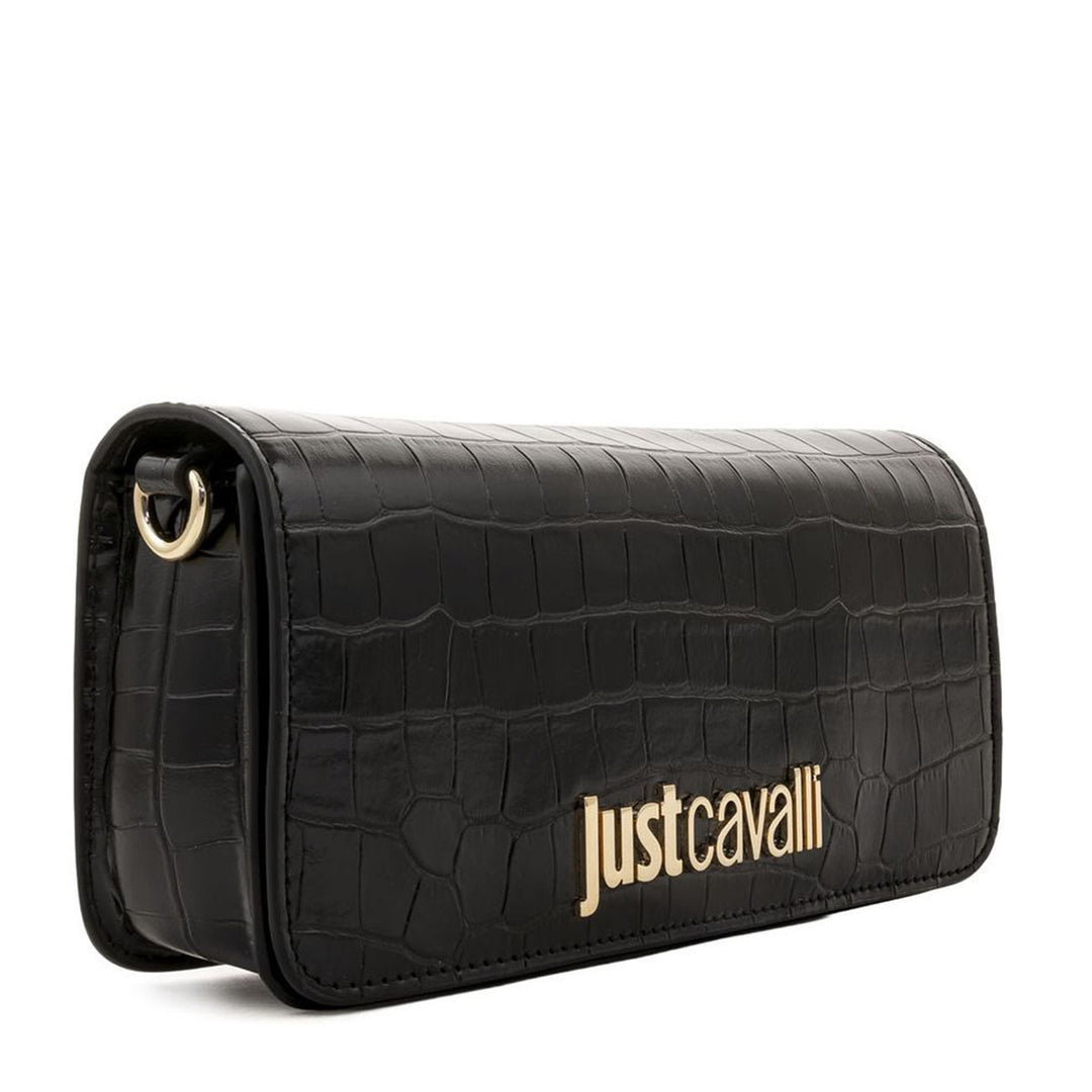 Just Cavalli Βραδινό Τσαντάκι Χιαστί κροκό /79RA4BZ2ZSB96