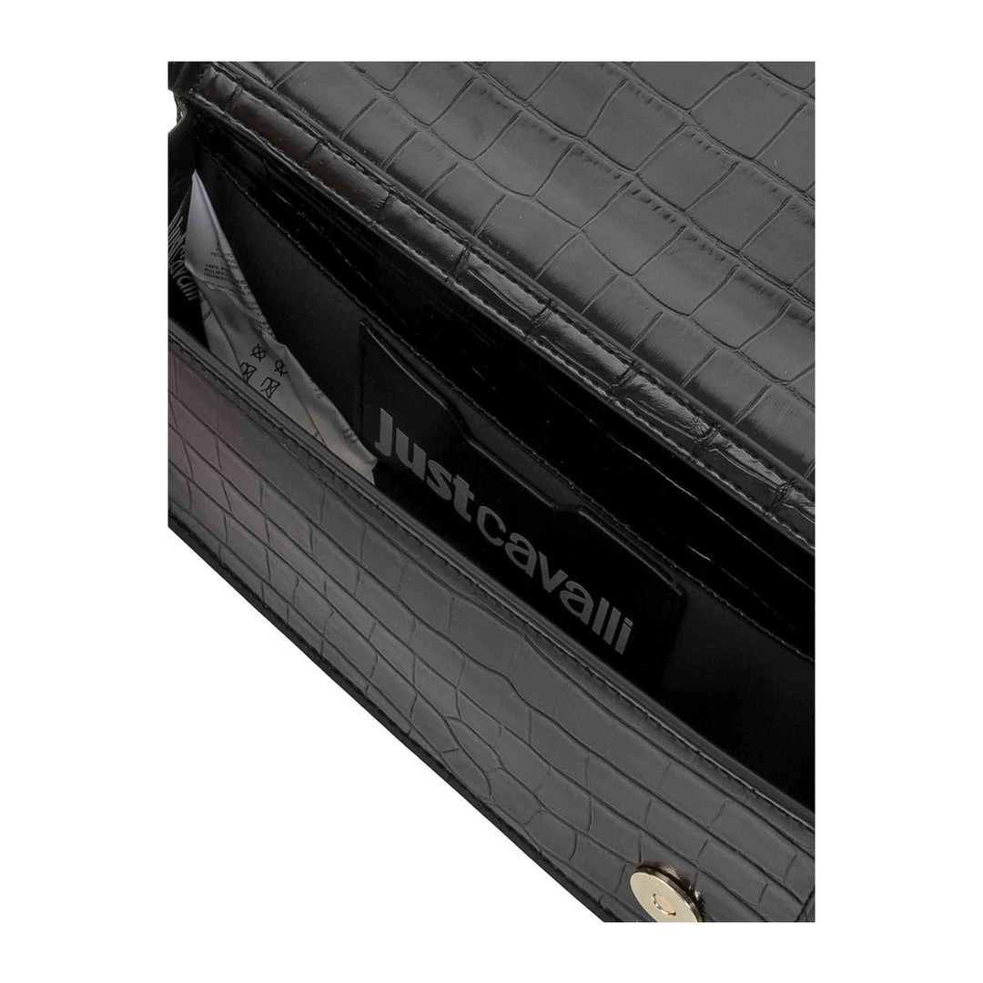 Just Cavalli Βραδινό Τσαντάκι Χιαστί κροκό /79RA4BZ2ZSB96