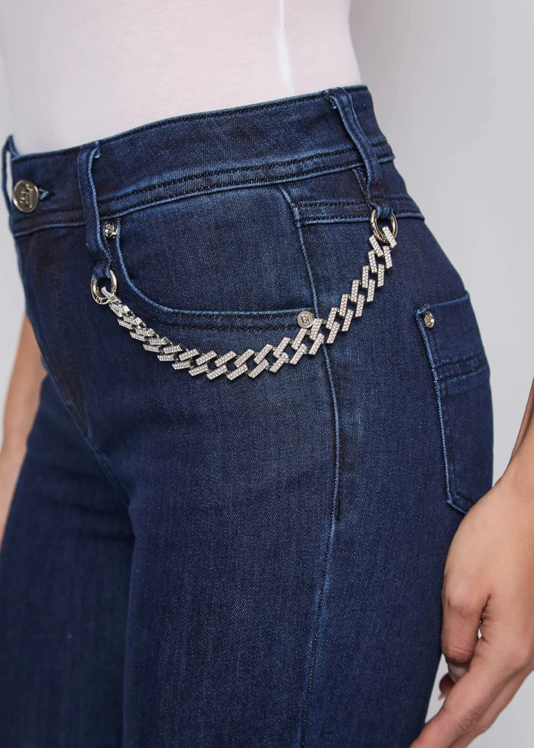 Τζιν με Αλυσίδα από Μείγμα Βαμβακιού / 521BD26014 -  GAUDI- 26 / Μπλε-27 / Μπλε-28 / Μπλε-29 / Μπλε