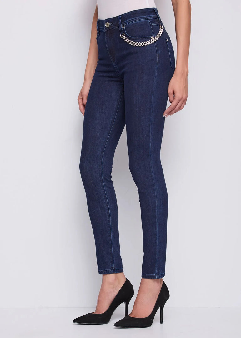 Τζιν με Αλυσίδα από Μείγμα Βαμβακιού / 521BD26014 -  GAUDI- 26 / Μπλε-27 / Μπλε-28 / Μπλε-29 / Μπλε