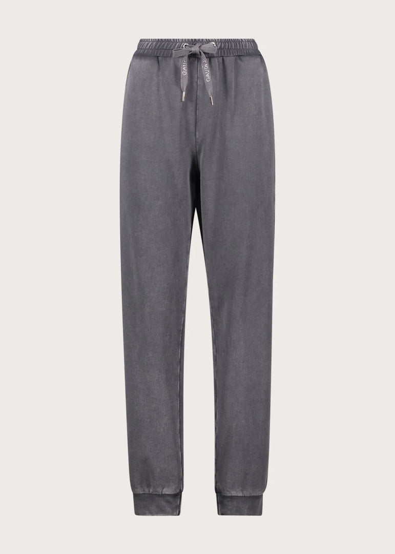 GAUDI Vintage-Effect Jogger Παντελόνι με Logo Κορδόνι