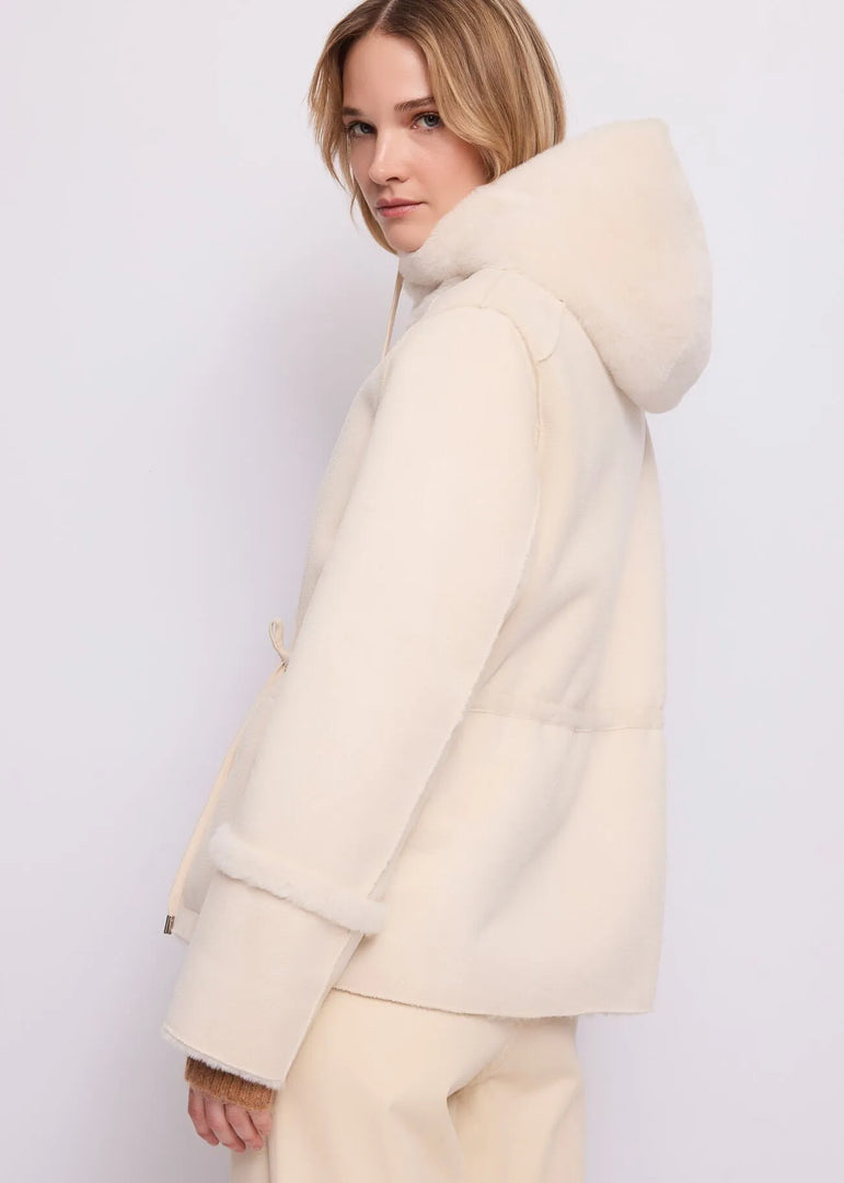 GAUDI Shearling Jacket με Κουκούλα