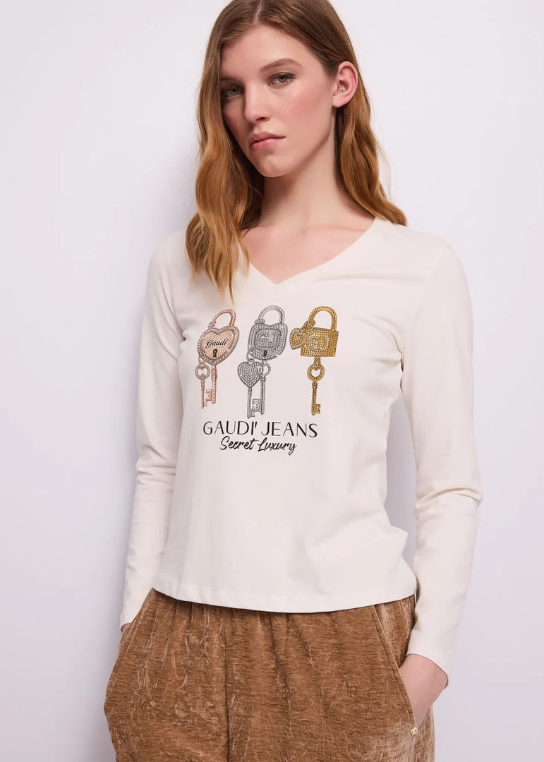 GAUDI V-neck T-shirt