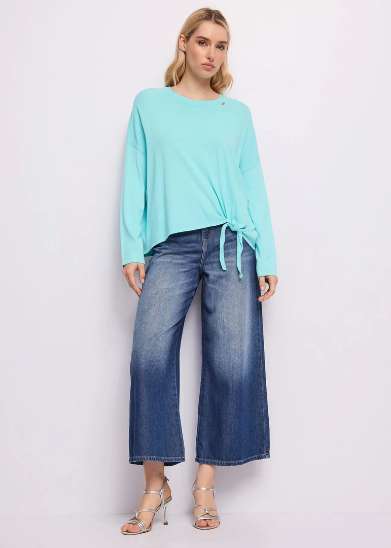 GAUDI Wide Leg Jeans Used Effect / 611BD26032