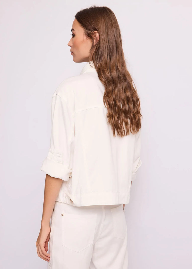 GAUDI Jacket Embroidery Λευκό /611BD35016