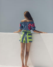 LEIA Τοπ Μπλε/1N100 -  NEMA RESORTWEAR- Blue / S