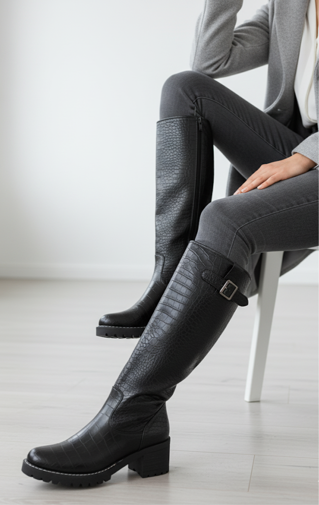 Findlay High Boots Μαύρο