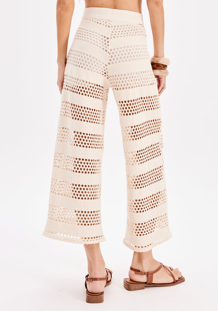 MY FAVORITE THINGS Παντελόνι σε ίσια γραμμή με λινό / 502CF003131