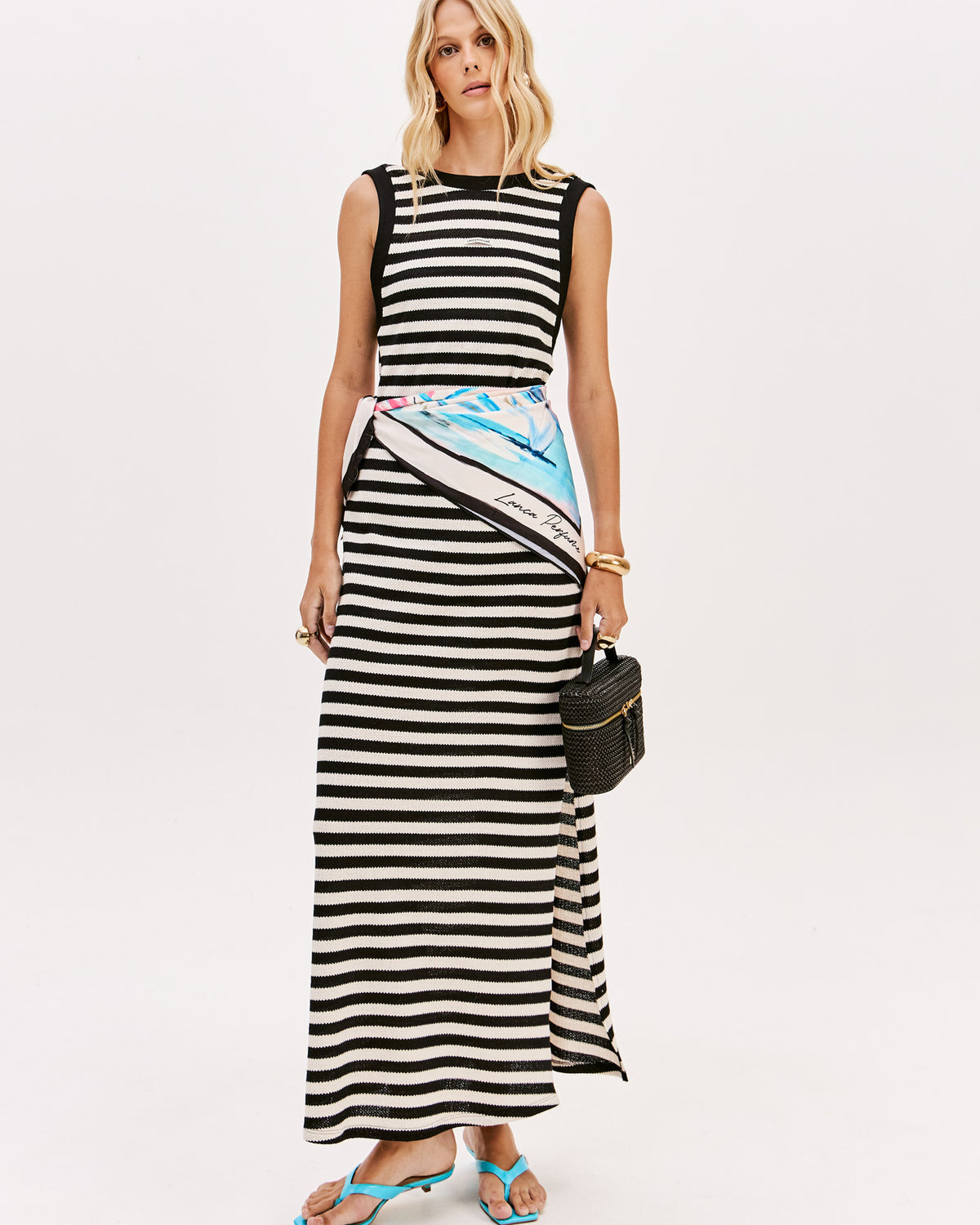 LANCA PERFUME Super Midi Φόρεμα με Πλαϊνό σκίσιμο