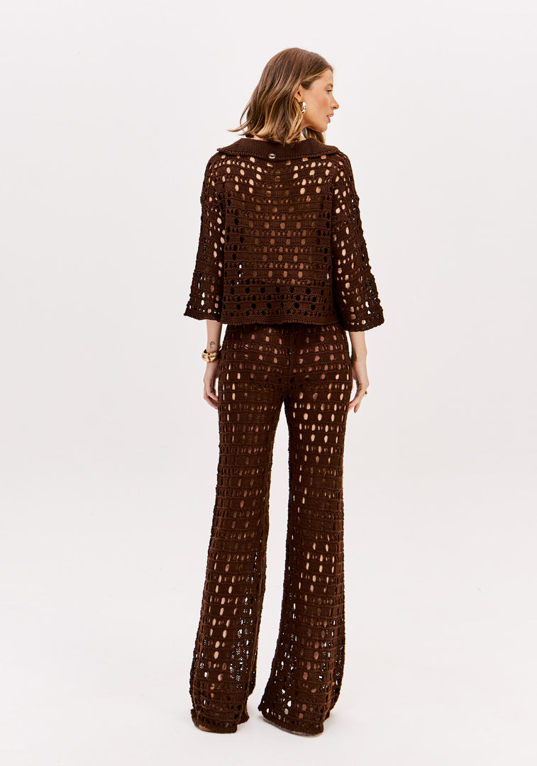 LANCA PERFUME Πλεκτή Μπλούζα με Μανίκια 3/4 /503BL001743