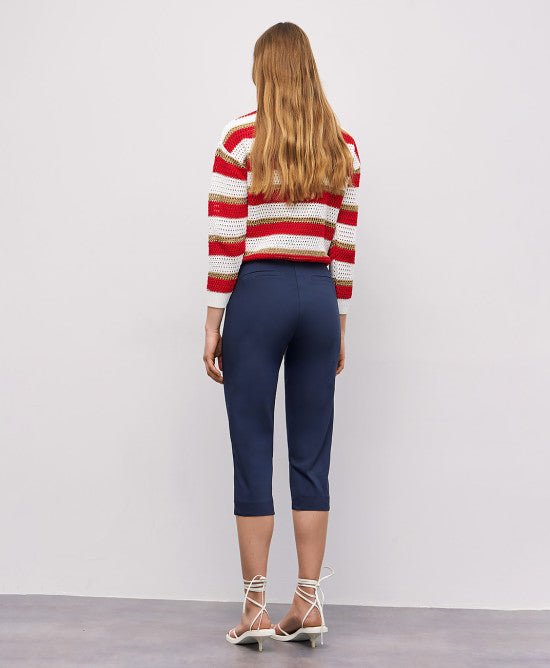 Παντελόνι κάπρι/53-5120 -  ACCESS FASHION- Navy / 48