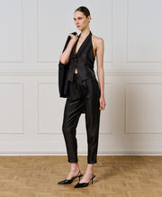 Τοπ-γιλέκο με halter λαιμόκοψη / 54-2009 -  ACCESS FASHION- Black / 44-Black / 46-Black / 48