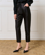 Παντελόνι ψηλόμεσο με πιέτες / 54-5110 -  ACCESS FASHION- Black / 44-Black / 46