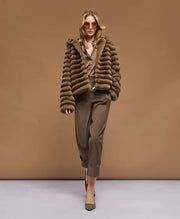 Τζάκετ κοντό συνθετική γούνα / 54-9106