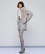 Τζάκετ κοντό συνθετική γούνα / 54-9106