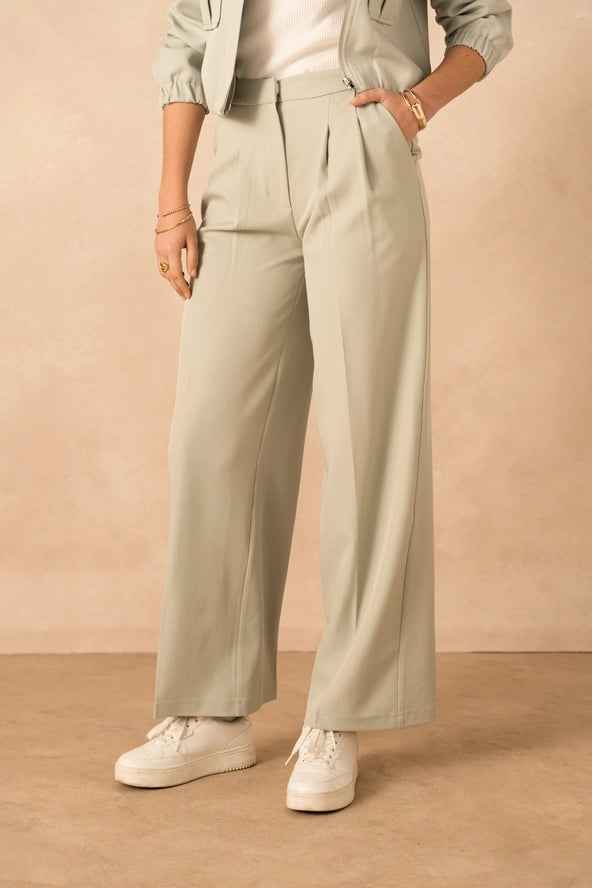 Lulumary Παντελόνι με Σούρες