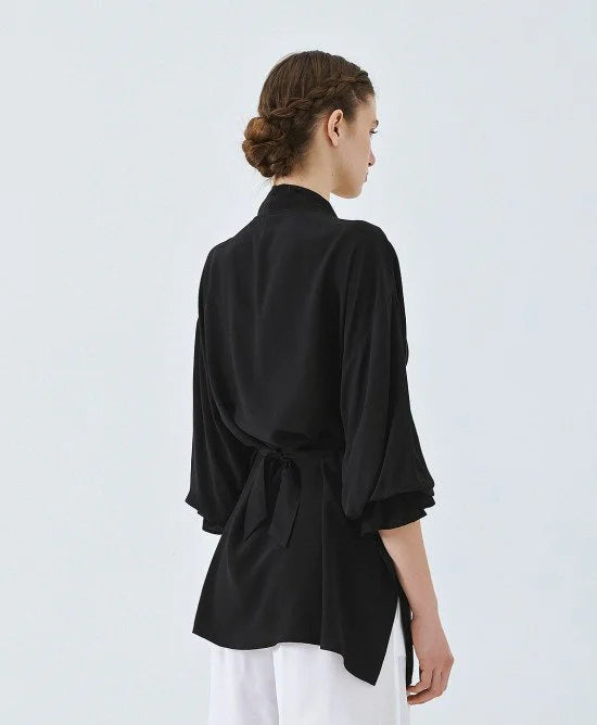 ACCESS Κιμονό με δέσιμο και βολάν στις μανσέτες / 63-1049
