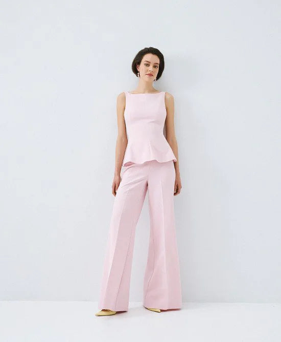 ACCESS Τοπ peplum με δέσιμο πίσω / 63-2108