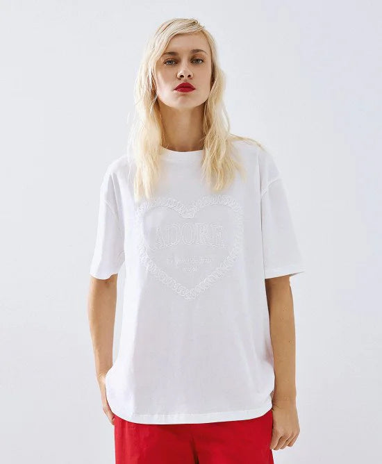 ACCESS T-shirt με κέντημα / 63-2192