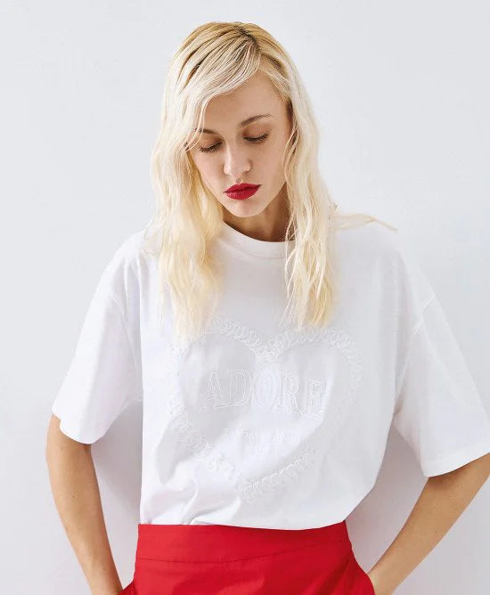 ACCESS T-shirt με κέντημα / 63-2192