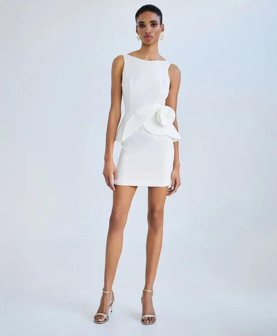 ACCESS Φόρεμα μίνι με βολάν λουλούδι / 63-3004