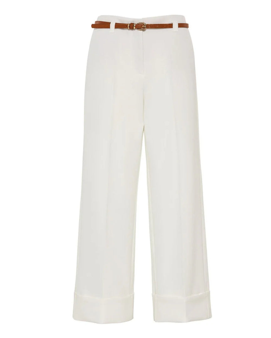 ACCESS Παντελόνι ψηλόμεσο με ρεβέρ / 63-5021