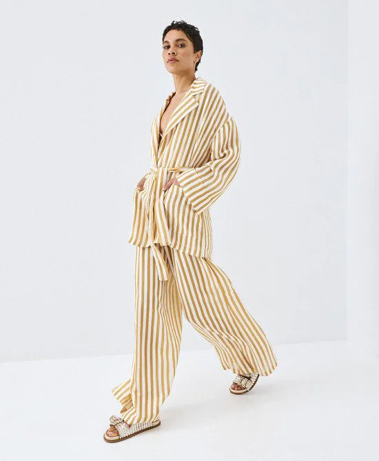 ACCESS Παντελόνα ριγέ / 63-5033