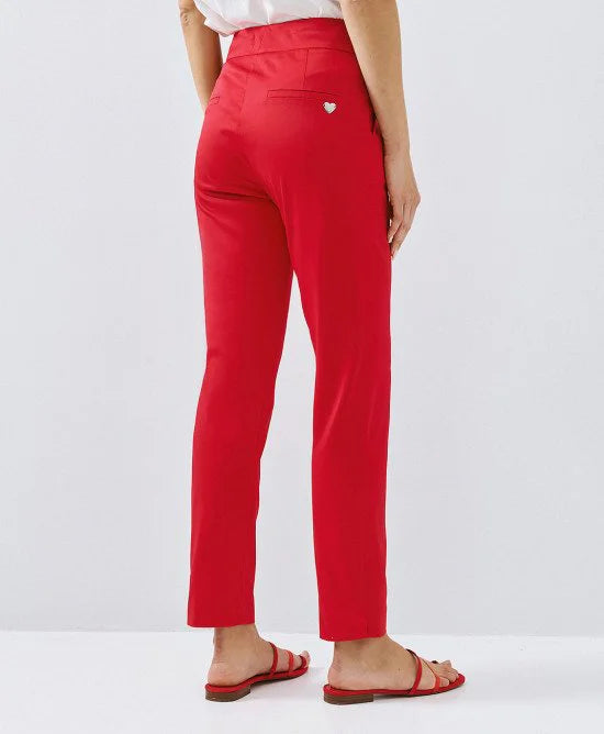 ACCESS Παντελόνι ίσιο με μεταλλική καρδιά /63-5040