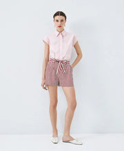 ACCESS Σορτς ριγέ με ζώνη / 63-5139