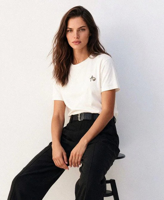 ACCESS T-shirt με κεντημένο μονόγραμμα / 64-2166
