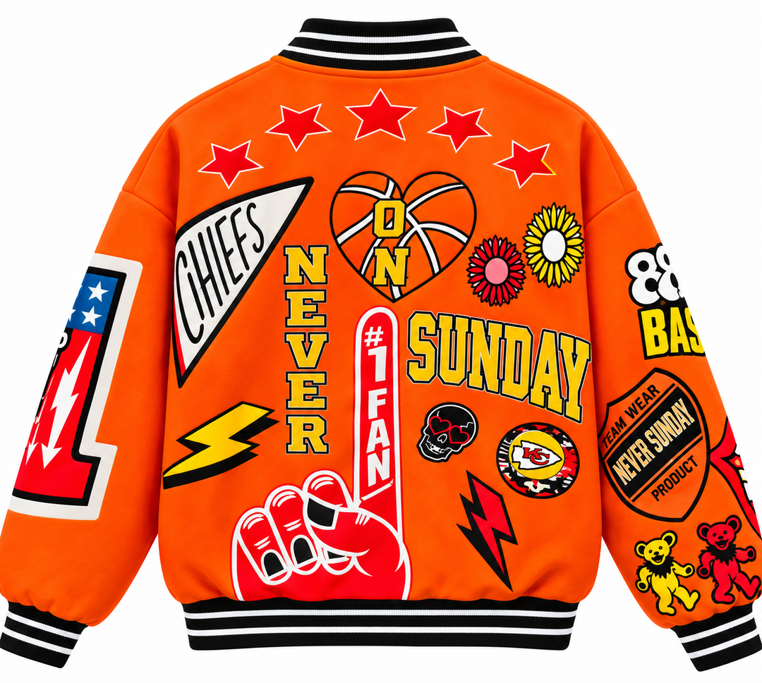Never On Sunday Jacket Graphic Print