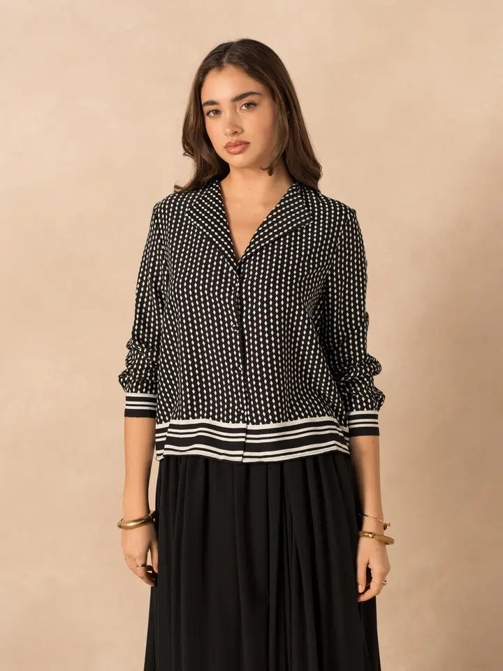 Lulumary Polka Dot Πουκάμισο