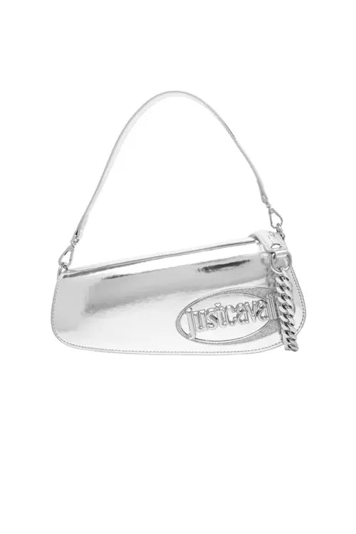 Just Cavalli Shoulder Bag Ασημί / 79RA4BZ3ZSB40