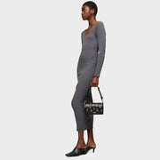 Μικρή τσάντα χιαστί Audree Eyelets σε μαύρο χρώμα/ 2002202951 -  TOUS- Default Title