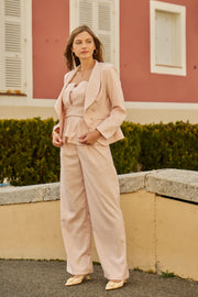 Lulumary Ψηλόμεσο Παντελόνι Wide Leg