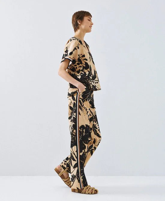 ACCESS Παντελόνα εμπριμέ / 63-5098 -  ACCESS FASHION- Φλοράλ / 42-Φλοράλ / 44-Φλοράλ / 46-Φλοράλ / 48