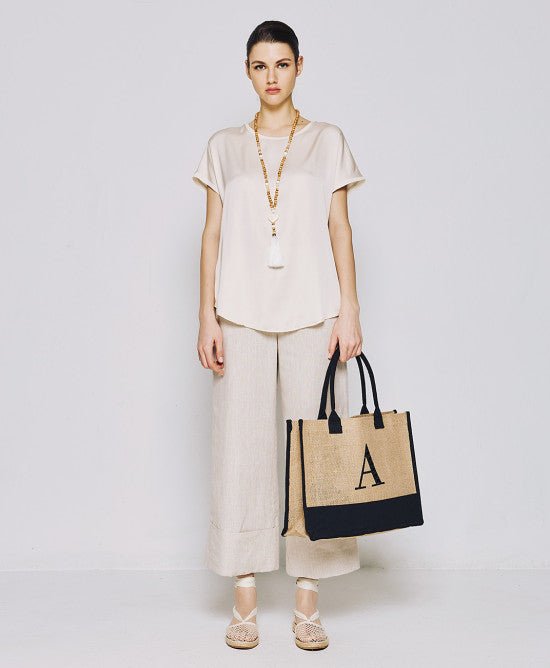 Μπλούζα σατέν με ριπ -  ACCESS FASHION- Cream / M