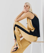 Τοπ δίχρωμο -  ACCESS FASHION- Gold / M-Gold / L-Gold / S